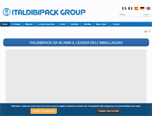 Tablet Screenshot of italdibipack.com